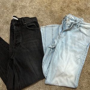PACSUN HIGH RISE MOM JEANS. NEVER WORN